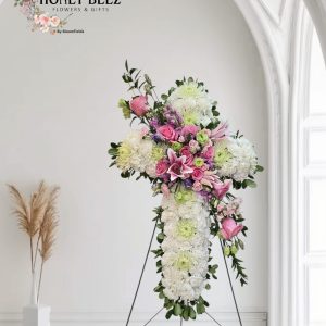 White standing cross