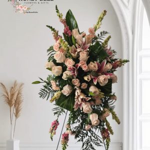 Pastel Rose Standing Spray